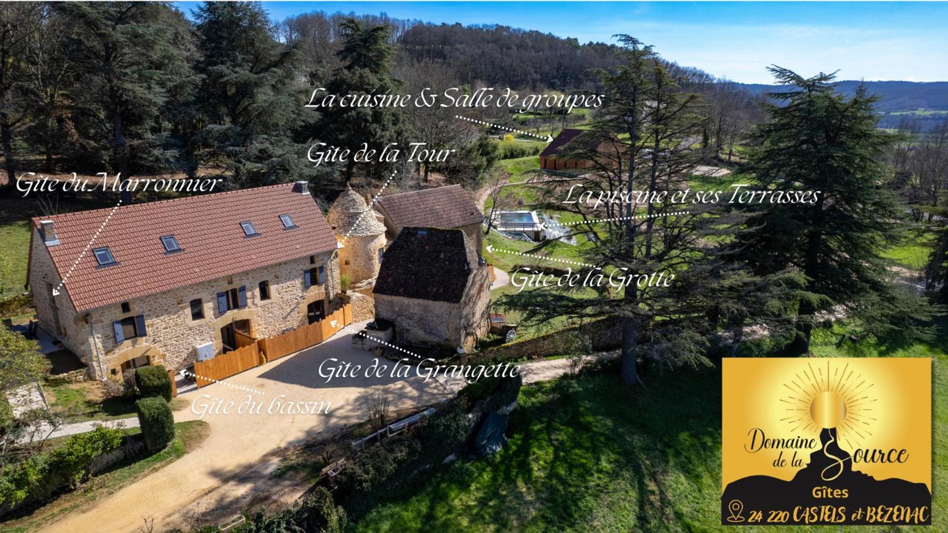 Domaine De La Source Villa Castels ภายนอก รูปภาพ